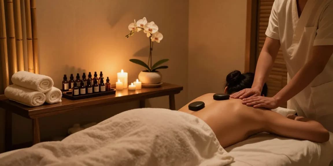 RR88 spa treatment setup for relaxation and rejuvenation therapy.