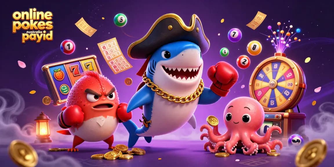 Play exciting online pokies Australia PayID with vibrant characters and dynamic game elements.