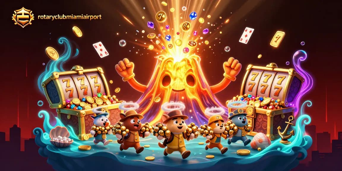 Engage with the thrilling world of slots at rotaryclubmiamiairport with a scene of adventure and treasure.