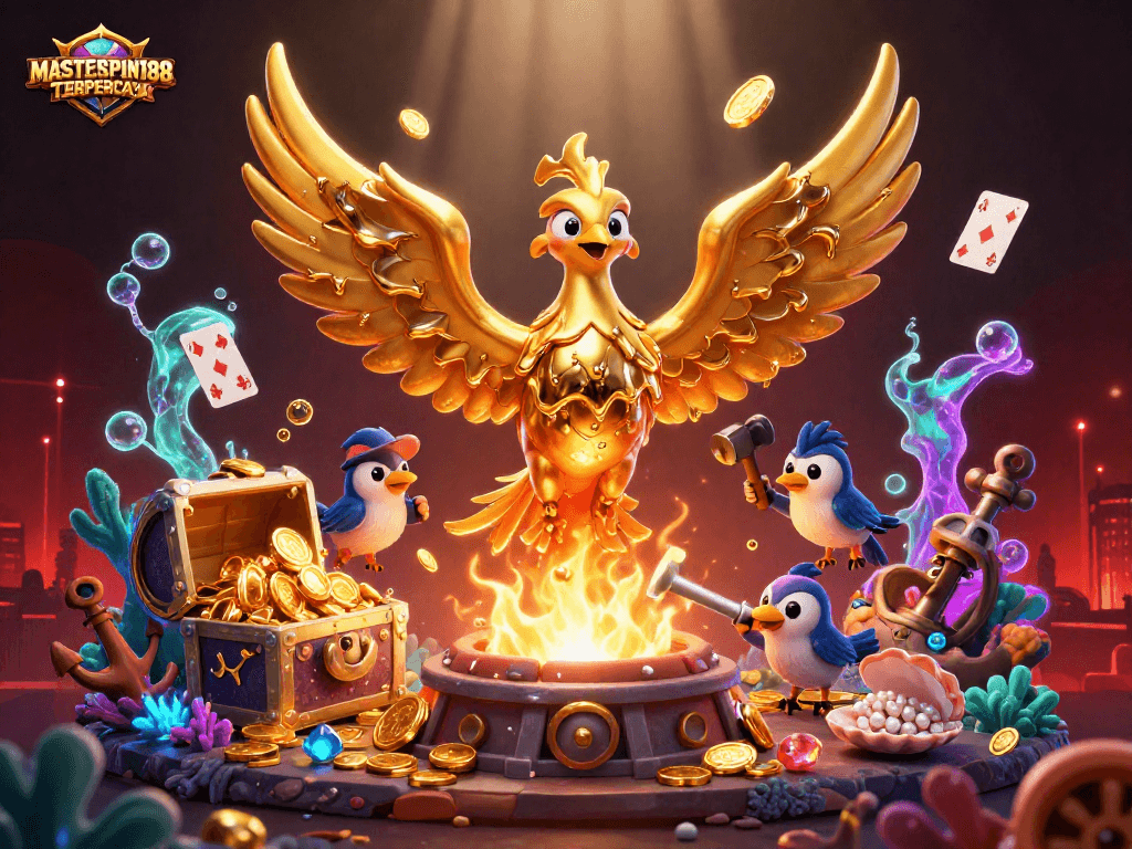 Experience the vibrant world of MASTERSPIN188 TERPERCAYA with thrilling golden phoenix and explosive treasures.