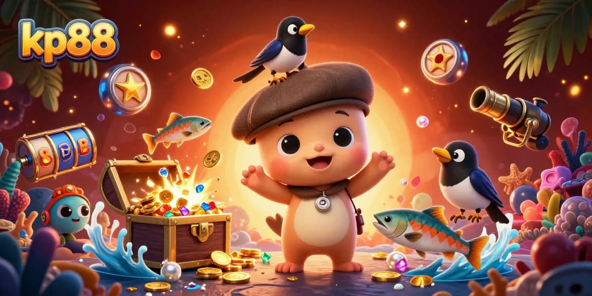 Experience thrilling wins at kp88 with vibrant aquatic characters amidst explosive treasures.