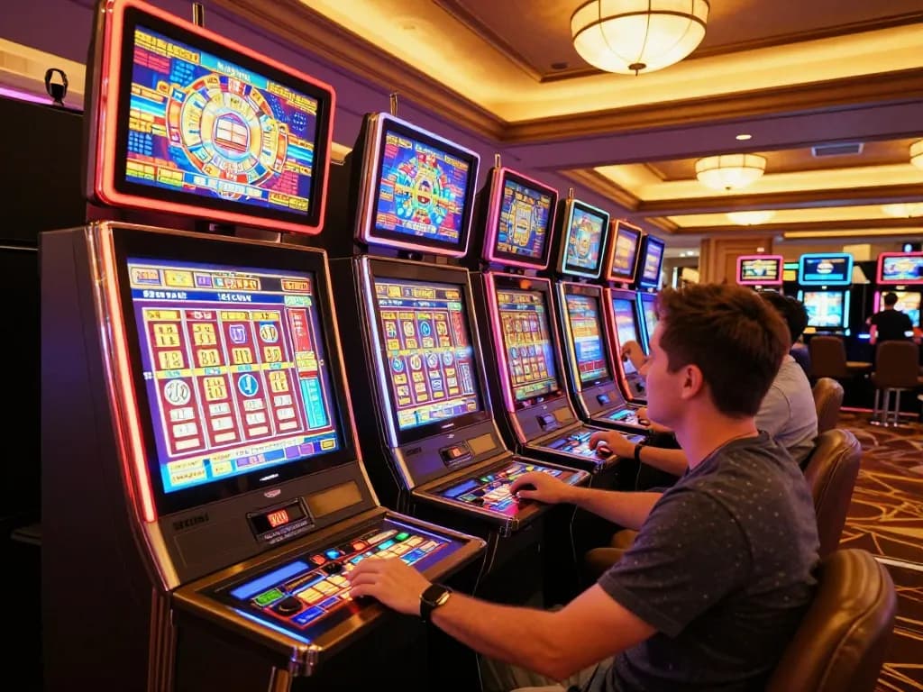 Experience the excitement of Pragmatic Demo slots with vibrant gameplay at a bustling casino.
