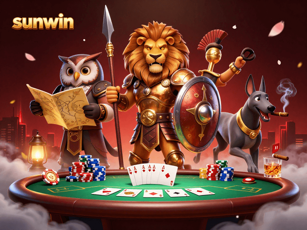 Join the action at sunwin with a dynamic poker scene filled with excitement and strategy!