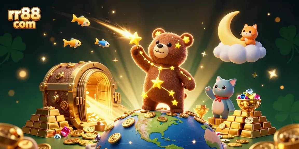 Engage in thrilling gameplay at rr88 com and collect abundant treasures in this vibrant casino scene.