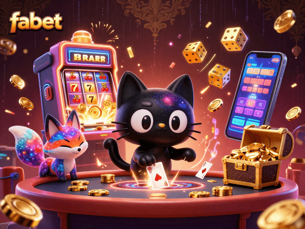 Experience fabet's cosmic casino with captivating characters and explosive jackpot visuals.