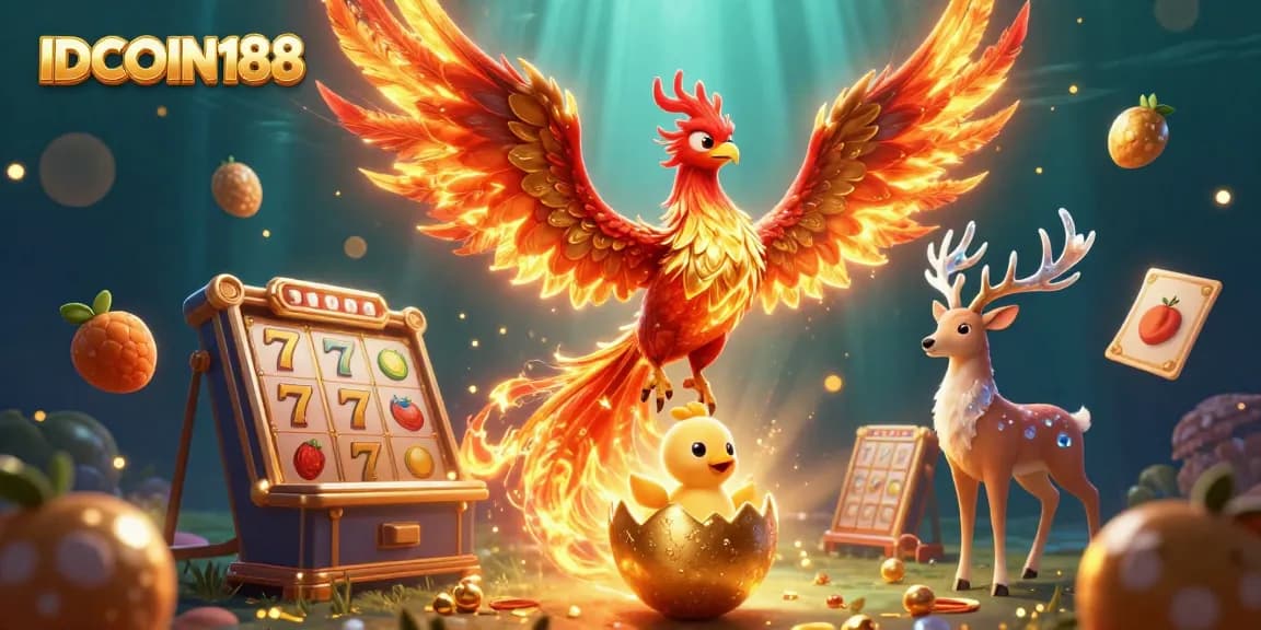 Experience thrilling gameplay with IDCOIN188's vibrant slots and casino atmosphere.
