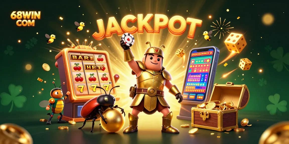 Engage in thrilling play with vibrant visuals showcasing 68WIN COM casino games in action!