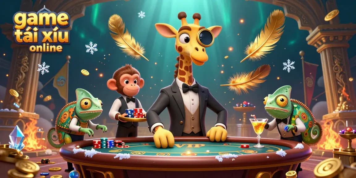 Experience thrilling gameplay with game tài xỉu online amidst a vibrant casino atmosphere.