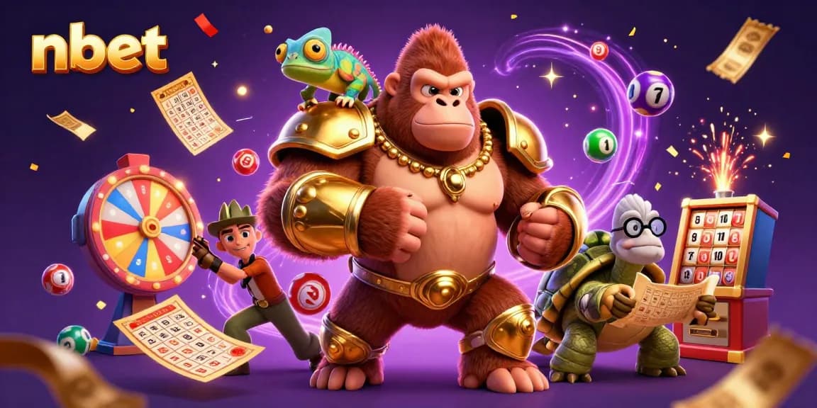 Engage with exciting games at nbet featuring a gorilla king, chameleon spy, and tortoise elder.