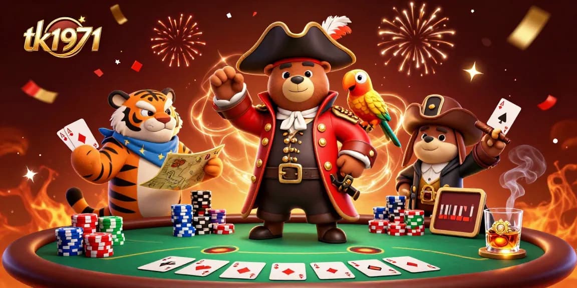 Experience thrilling poker action at tk1971 with colorful chips and a vibrant game atmosphere.