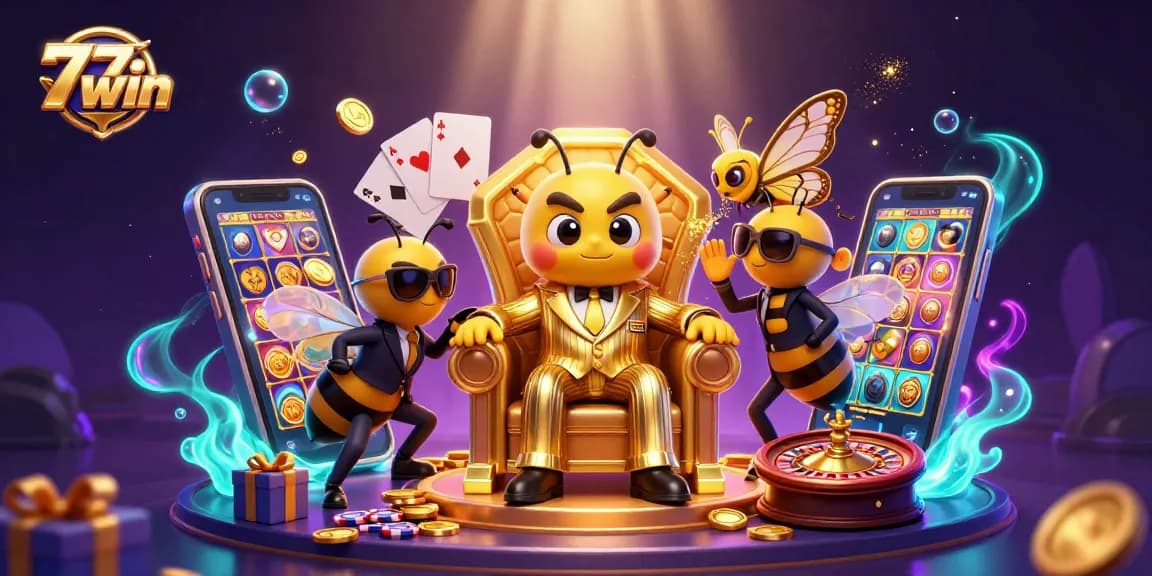 Experience thrilling gaming action with 77win's vibrant casino atmosphere and alluring rewards