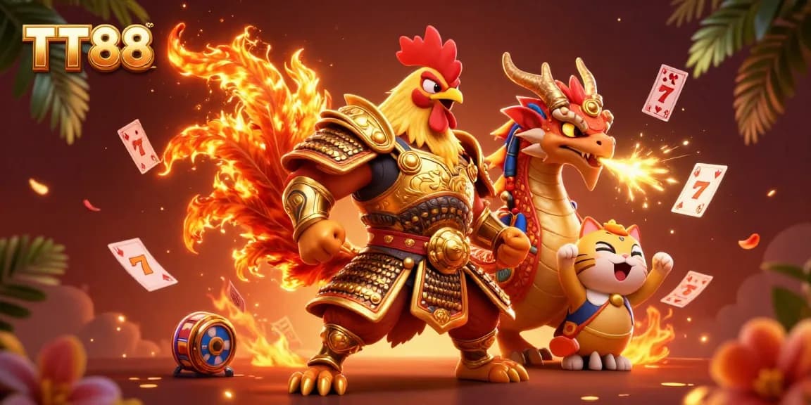 Experience thrilling gameplay at TT88 with dynamic casino characters and rich gaming elements.