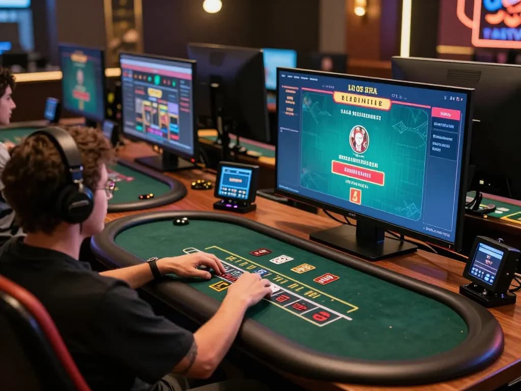Player winning at an online blackjack game on bl555, showcasing strategic gameplay.