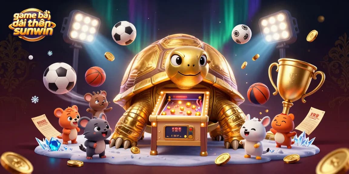 Engage in game bài đổi thưởng sunwin with this 3D cartoon scene featuring excited players and vibrant game elements.