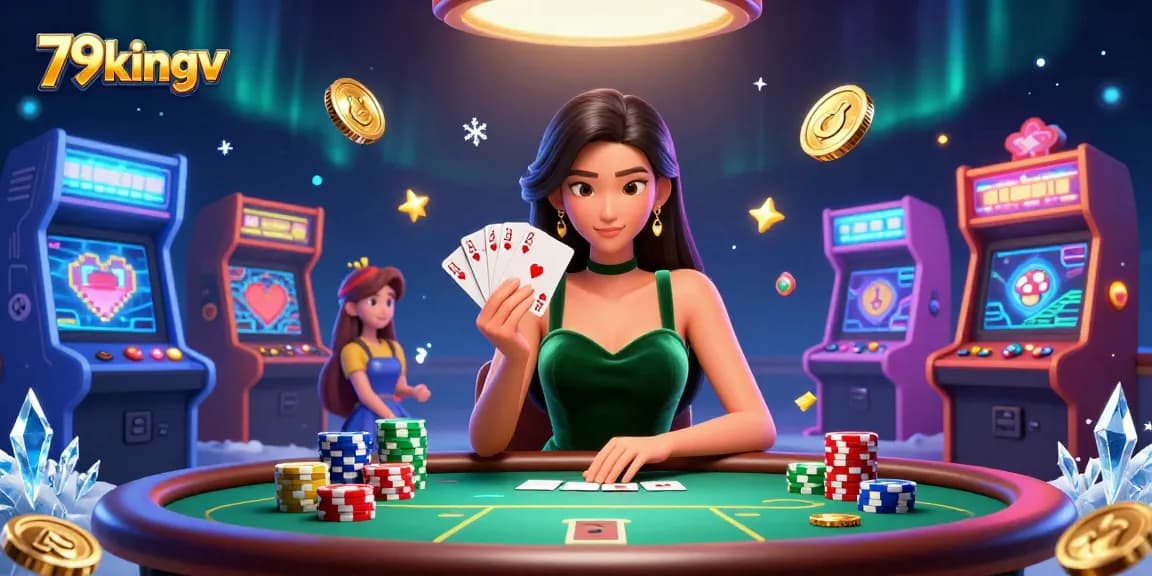 Experience thrilling gameplay at 79kingv with elegant poker, vibrant elements, and immersive atmosphere.