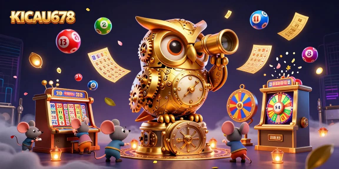 KICAU678 - Engage with thrilling action in a vibrant casino scene featuring unique characters and dynamic game elements.