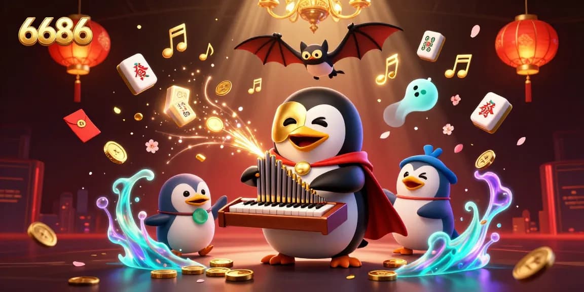 Join the excitement with 6686, as the phantom opera penguin plays for golden wins.
