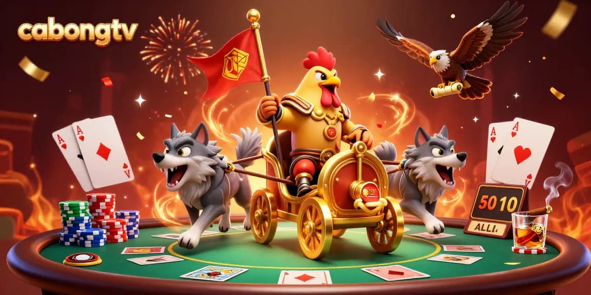 Experience thrilling bets and winning strategies on cabongtv with a dynamic 3D casino scene.
