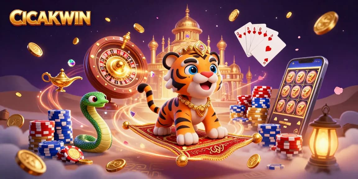 CICAKWIN captivates with its thrilling slots experience, showcasing vibrant symbols and jackpot rewards.