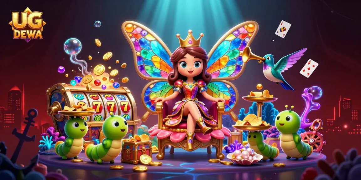 Play thrilling slot games at UG DEWA with vibrant visuals and winnings galore!