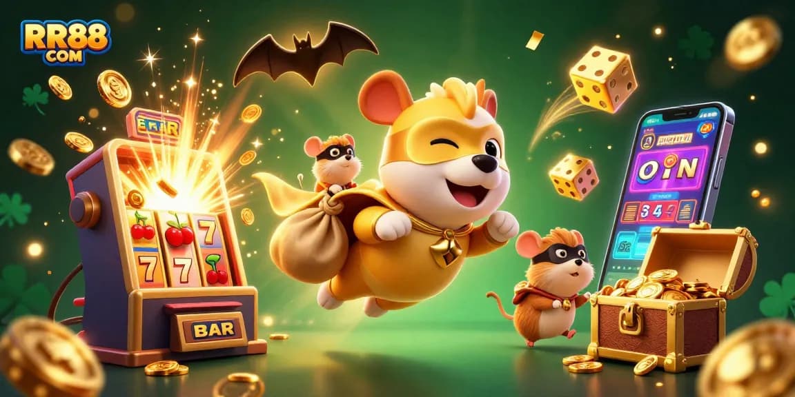 Experience high-stakes gaming at RR88 COM with thrilling jackpots and action-packed scenes of cartoon heroes.