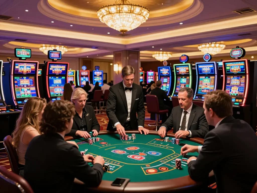 Experience thrilling gameplay at GK88 with players engaging in vibrant casino atmosphere