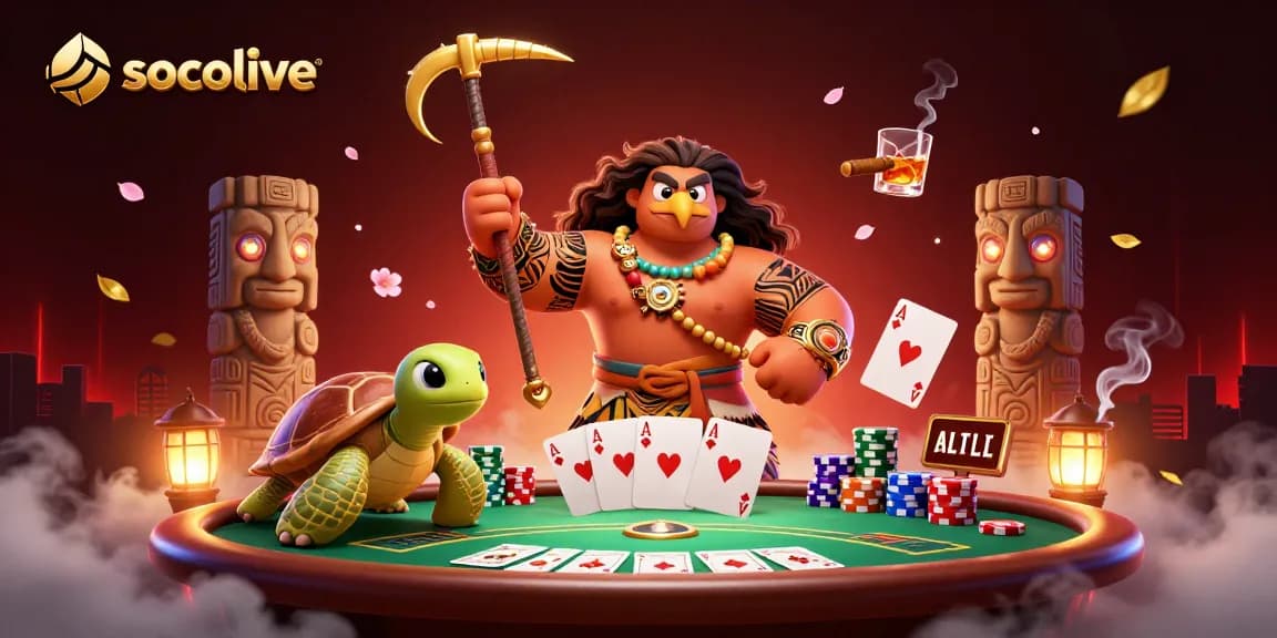 Experience socolive as the vibrant hawk demigod hosts an electrifying poker night.