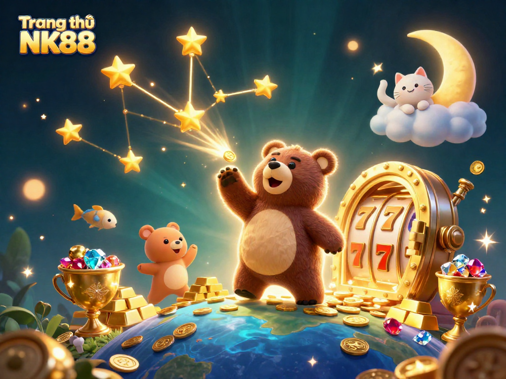 Spin to win big at Trang chủ NK88 with vibrant casino graphics and thrilling gameplay elements.