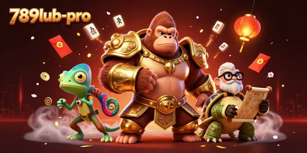 Experience thrilling excitement in 789lub-pro with vibrant gambling elements and dynamic characters.