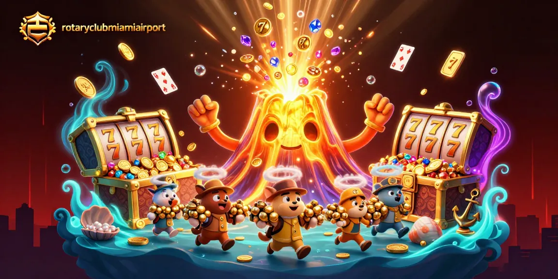 Engage with the thrilling world of slots at rotaryclubmiamiairport with a scene of adventure and treasure.