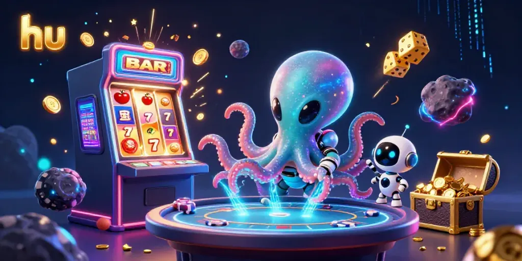 Engage with the thrilling action of poker and slots in the hu gambling universe.