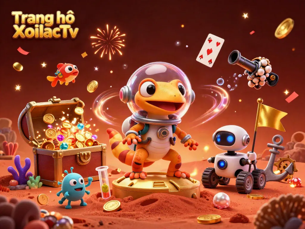 Experience high-energy gaming action with Trang chủ XoilacTv through a dazzling casino scene.