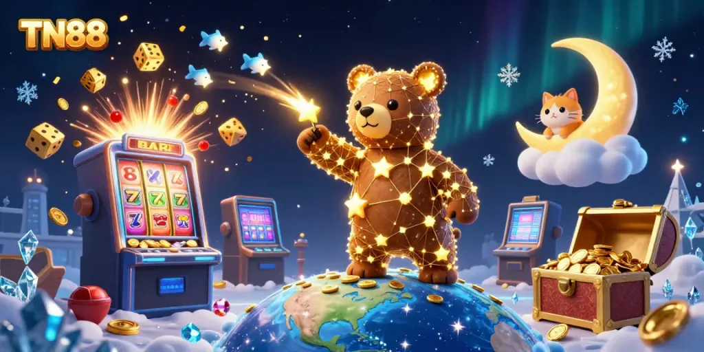 Experience the thrilling TN88 casino adventure with vibrant stars and exciting jackpots.