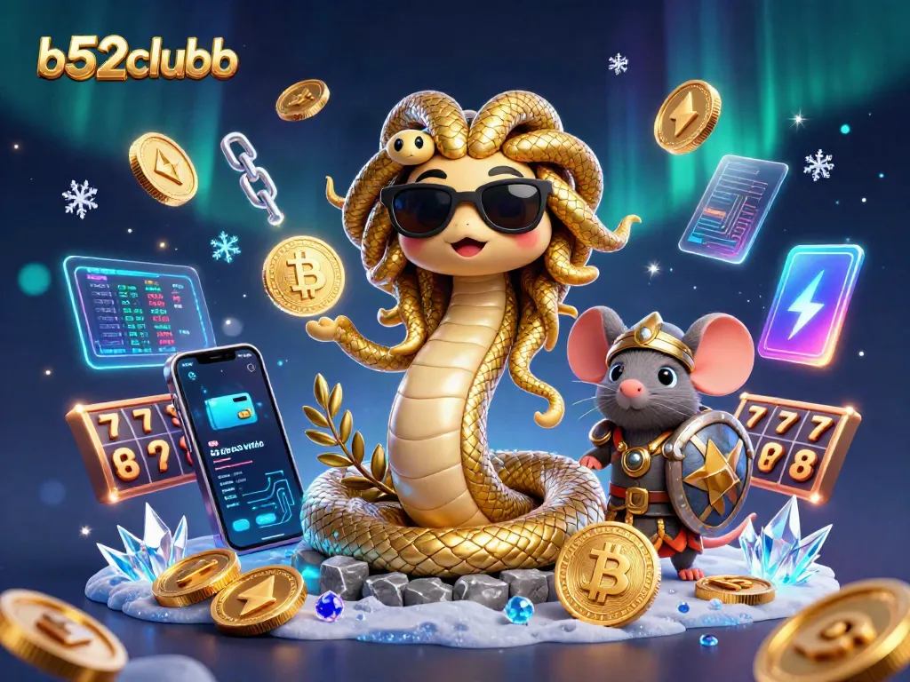 Join the action at b52clubb with Medusa and a warrior mouse as they spin lively slots!