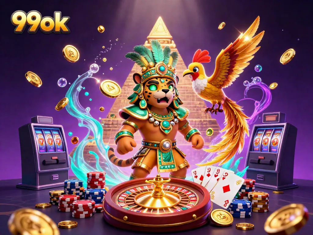 Experience thrilling gameplay at 99ok with dynamic casino action and vibrant 3D elements.