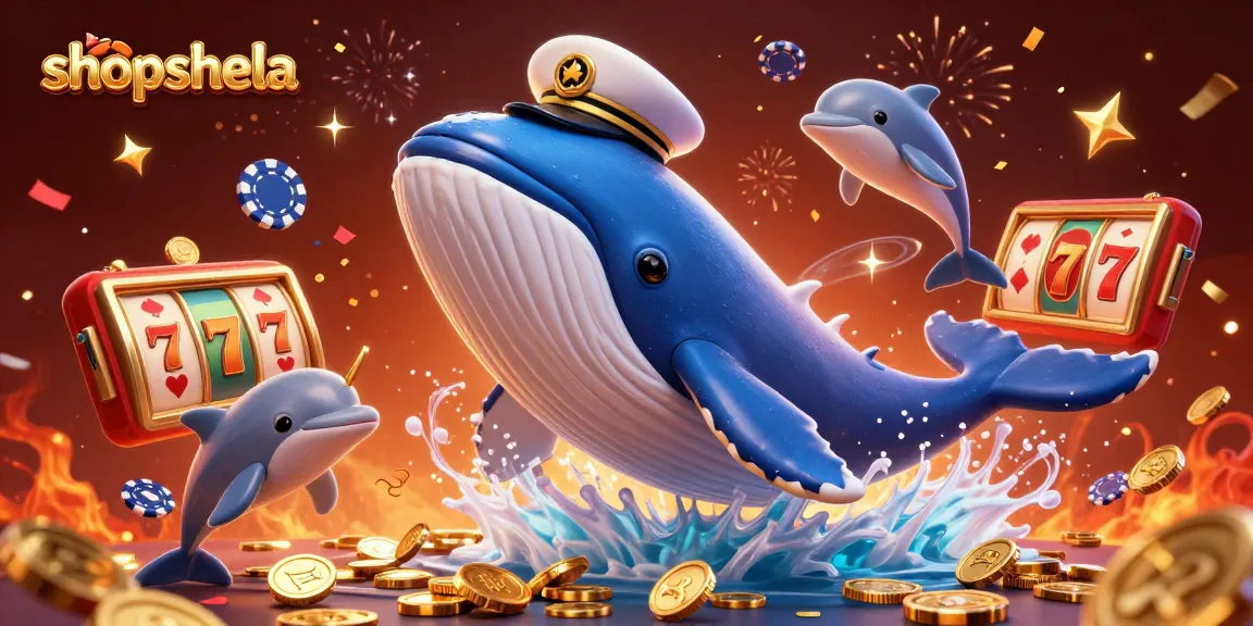 Experience thrilling gameplay at shopshela with a vibrant slot scene featuring colorful characters and casino elements.