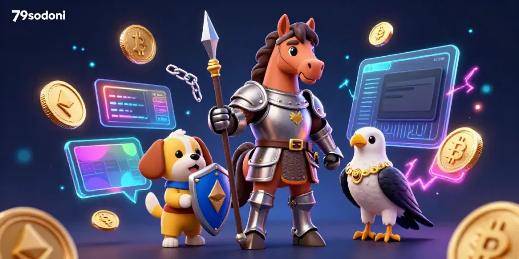 Engage with the thrilling world of 79sodoni through this dynamic medieval-themed digital art.