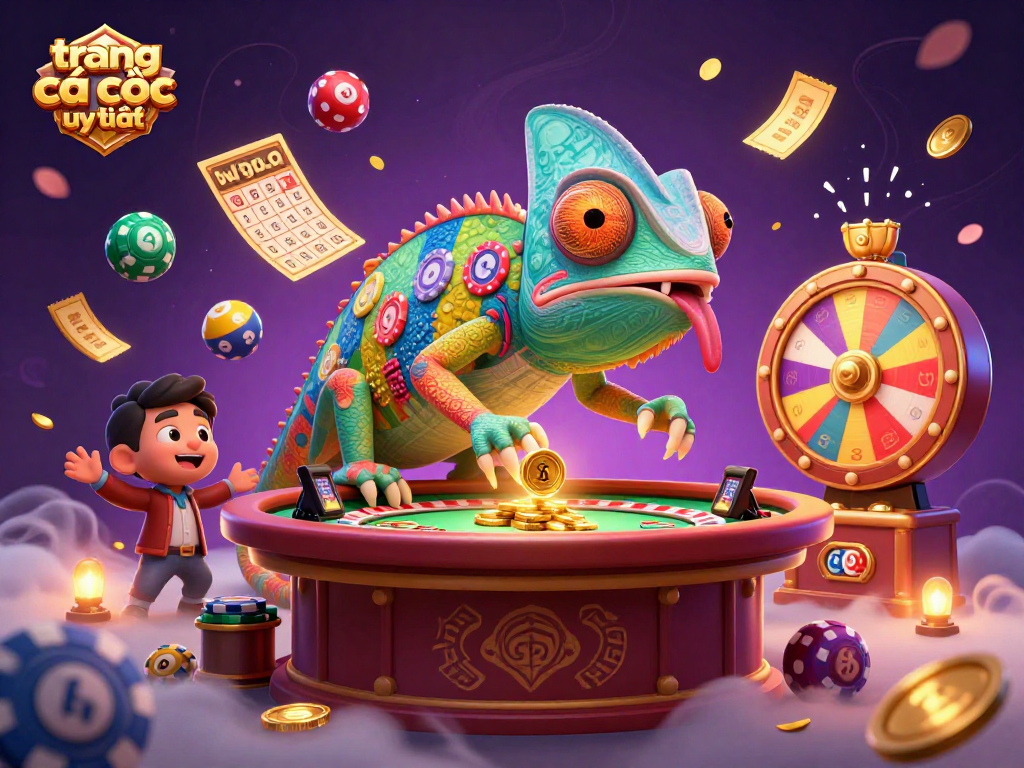 Experience exciting gaming at trang cá cược uy tín with vibrant casino elements and engaging visuals.