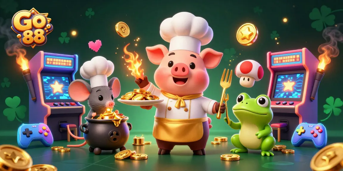 Engage with Go 88’s thrilling world of casino gaming and vibrant characters in a dynamic 3D illustration.