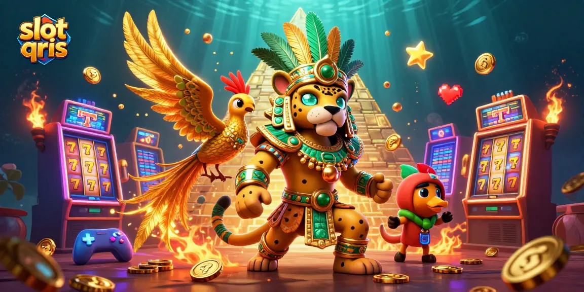 Experience thrilling slot qris gameplay with vibrant 3D graphics and interactive casino elements.