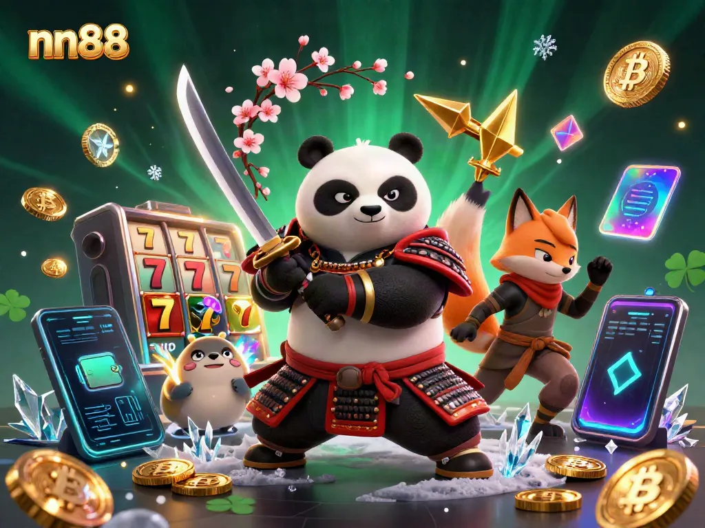 Experience thrilling gameplay with nn88 and its vibrant 3D casino adventure featuring samurai panda and ninja fox.