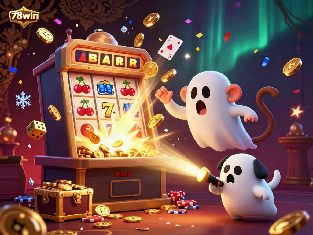 Unlock winning potential with 78win, featuring vibrant casino action with gold coins and dynamic gameplay elements.
