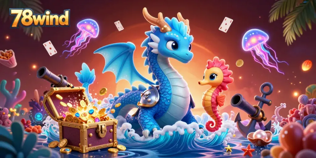 Engage in thrilling games with 78wind, featuring vibrant characters and magical underwater adventure themes.