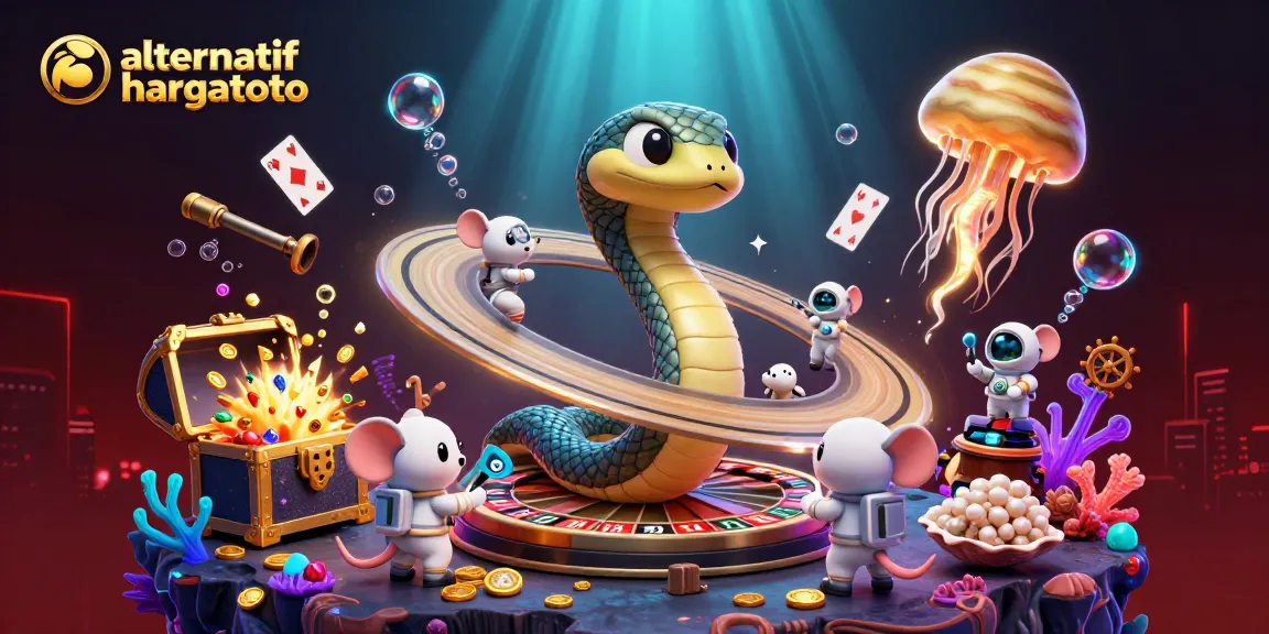 Place bets on the vibrant alternatif hargatoto roulette wheel, featuring dynamic game elements and glowing characters.