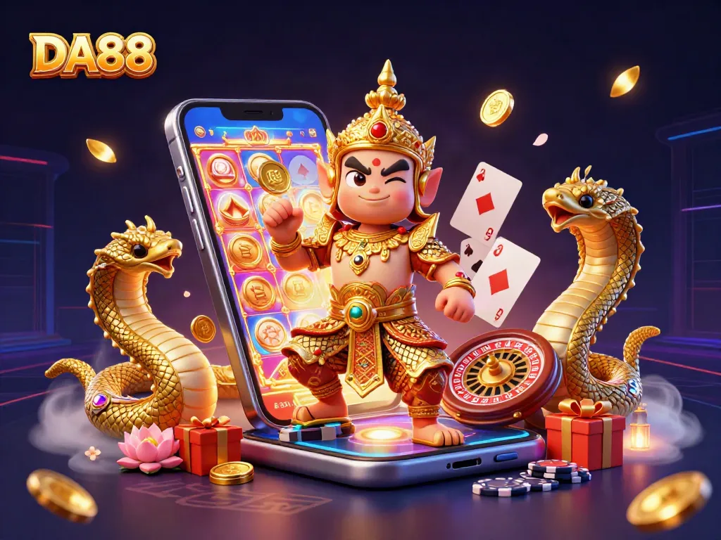 Engage in exciting gaming experiences at DA88 with slot games, vibrant visuals, and thrilling action.