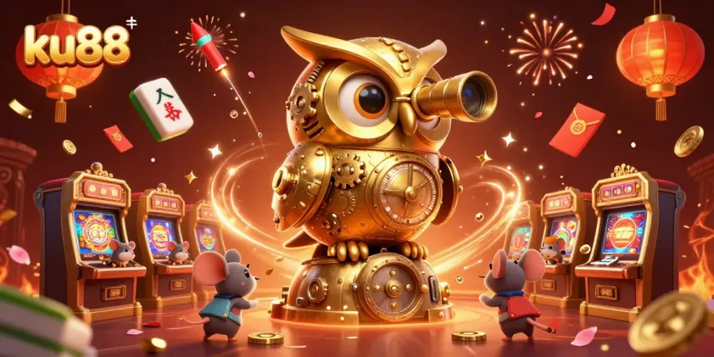 Engage in thrilling gameplay at ku88 with vibrant 3D casino scene full of dynamic action.