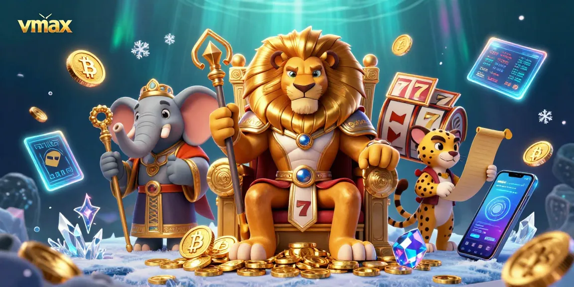 Experience exhilarating gaming action with vmax as the regal lion and his allies explore thrilling slots and jackpots.