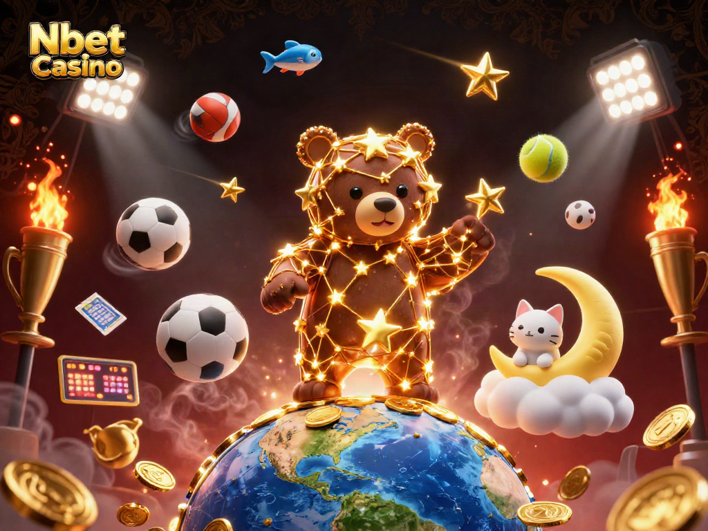 Nbet Casino offers an exciting world of gaming with dynamic sports elements and engaging characters.