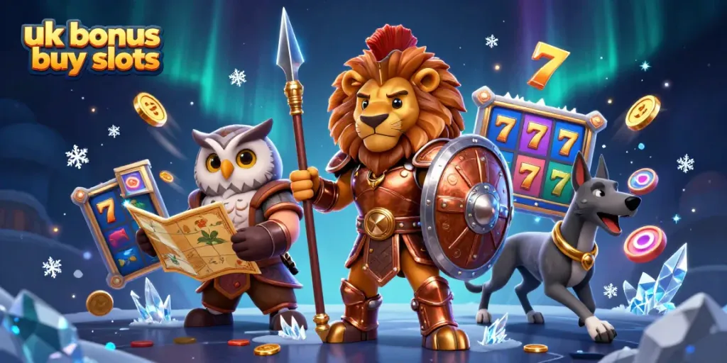 Engage with exciting uk bonus buy slots featuring vibrant 3D characters and dynamic casino elements.