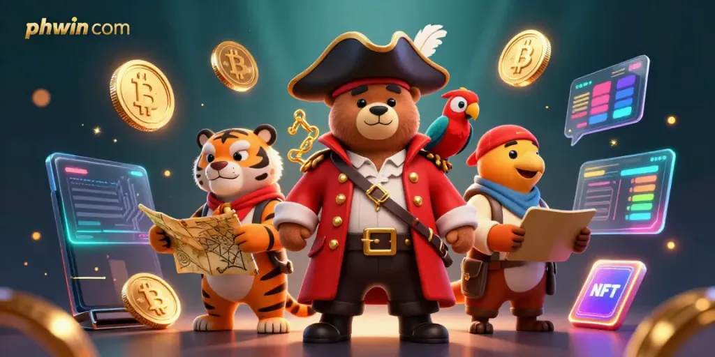 Experience thrilling gameplay with phwin com as pirates navigate a vibrant gambling world.